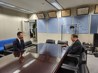 写真：訪問（砂防フロンティア整備推進機構理事）