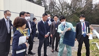 写真：愛岐処分場視察