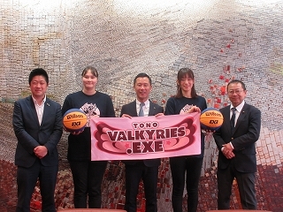 写真：表敬訪問（東濃ヴァルキリーズ）