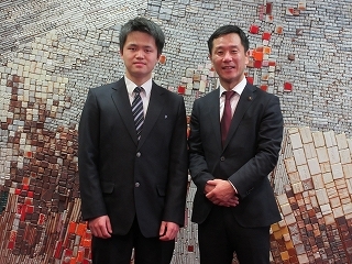 写真：表敬訪問（国民スポーツ大会冬季大会スキー競技会出場者）