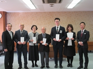 写真：公益財団法人とうしん地域振興協力基金助成金交付式