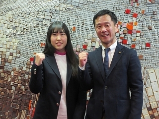 写真:表敬訪問(ゴルフ大会出場者)