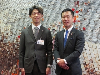 写真：表敬訪問（JICA海外協力隊2023年度3次隊派遣者）