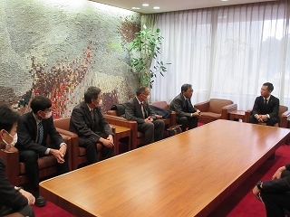 写真：面談（名古屋市環境局長ら）