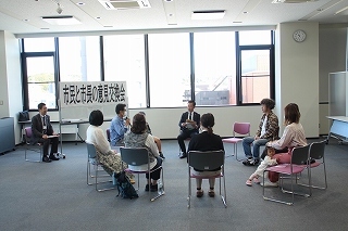 写真：市民と市長の意見交換会