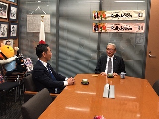 写真：訪問（古屋圭司衆議院議員）