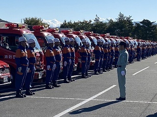 写真：多治見市消防団特別点検