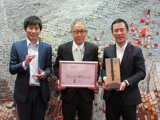 写真：表敬訪問（蔵元やまだ）