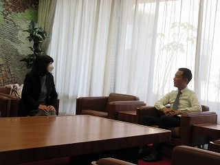 写真：面談（多治見市政アドバイザー）