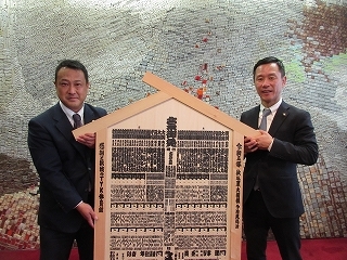 写真：面談（大相撲多治見場所実行委員会代表）