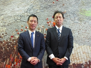 写真：面談（岐阜地方気象台長）