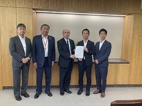 写真：4市町合同要望活動1