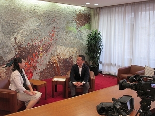 写真：岐阜放送テレビ番組収録