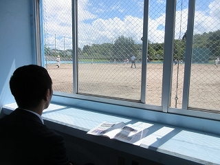 写真：全国高等学校女子硬式野球ユース大会視察