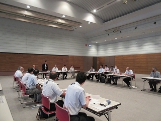 写真：岐阜県多治見土木事務所との事業連絡調整会議