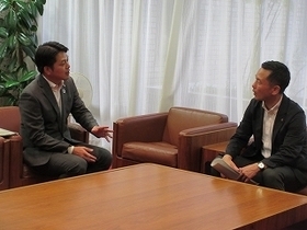 写真：面談（岐阜市長）1