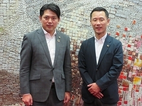 写真：面談（岐阜市長）2