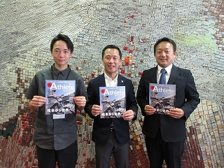 写真：面談（ジュニアアスリート東濃編集長）