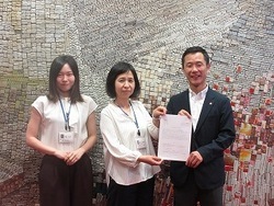 写真：自治労岐阜県本部等から要望書受領3