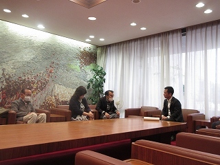 写真：面談（たじみ音楽でまちづくり市民協議会）