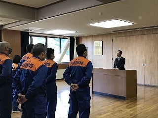 写真：就任に伴うご挨拶2