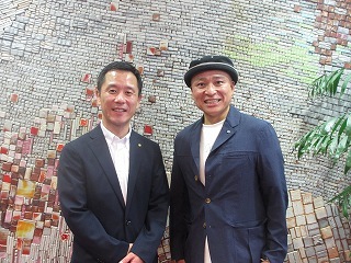 写真：面談（観光大使杉浦誠司様）