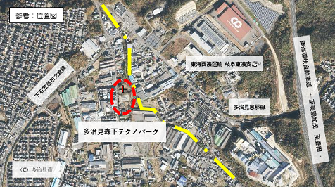 森下テクノパーク位置図の写真