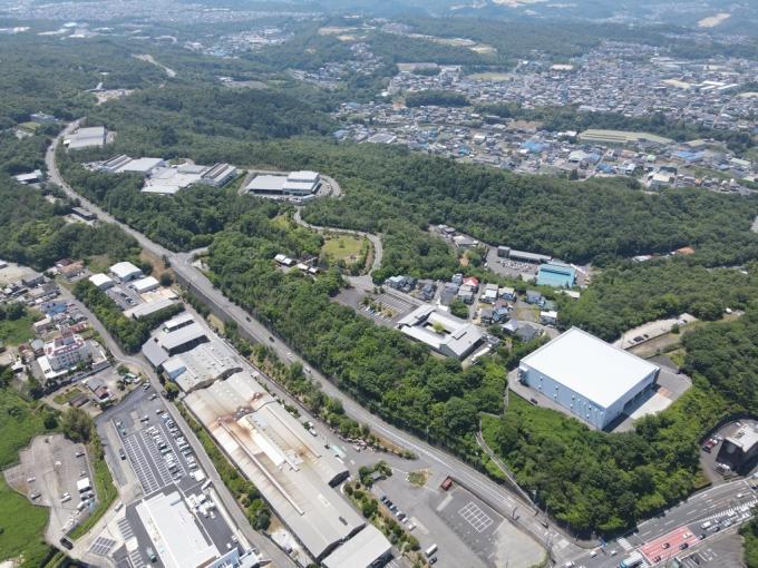 写真：上空からの様子