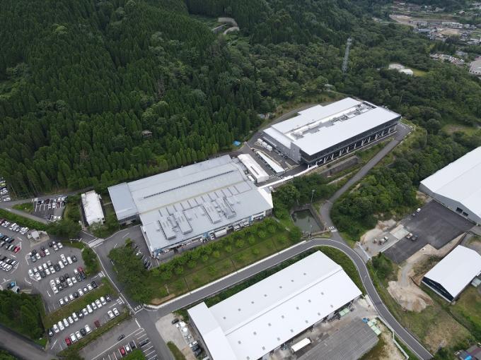 写真：上空から見た様子