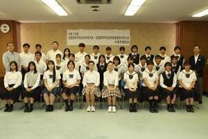 写真：インターハイ出場者激励会