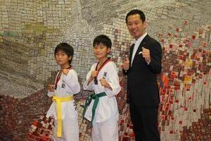 写真：テコンドー全国大会出場報告