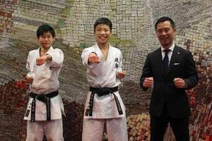 写真：空手全国大会出場報告