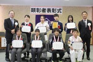 写真：顕彰者表彰式