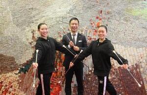 写真：バトントワーリング選手権大会出場報告