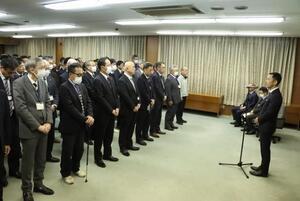 写真：仕事納め式