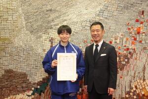 写真：バスケットボール全国大会出場報告