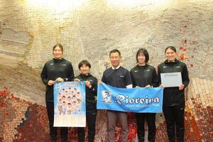 写真：JAぎふリオレーナ選手訪問