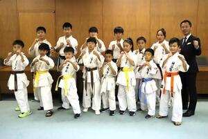 写真：全日本ジュニア空手道選手権大会出場報告