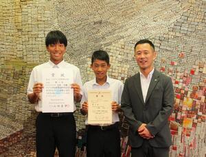 写真：全国中学校体育大会出場報告