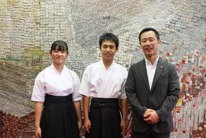 写真：全国中学生弓道大会出場報告