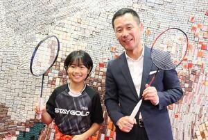 写真：全国小学生バドミントン大会出場報告