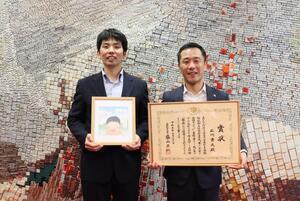 写真：三行詩コンクール受賞報告