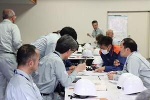 写真：災害対策本部訓練2