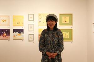 写真：永見夏子とモザイク展1