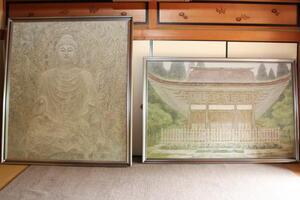 写真：寄贈された絵画