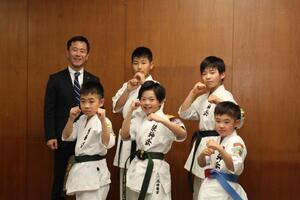 写真：全日本空手道選手権決勝大会出場報告