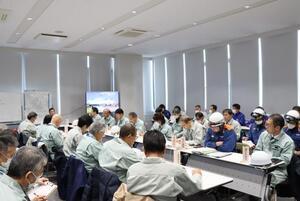 写真：令和5年度災害対策本部設置訓練