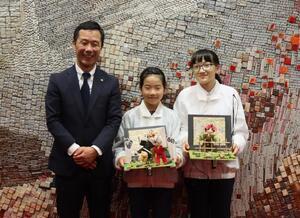 写真：全国少年少女チャレンジ創造コンテスト全国大会出場報告