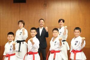 写真：拳和会多治見所属選手全国大会出場報告