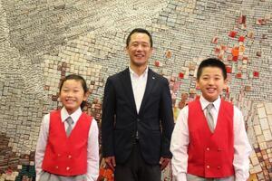 写真：こどもの歌コンクール銀賞受賞報告